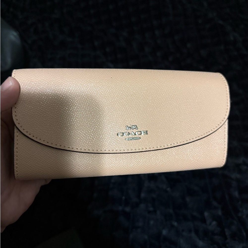 Coach Cream Classic Leather Wallet